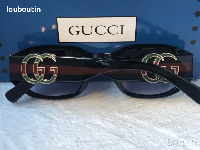 GUCCI с лого 1:1 дамски слънчеви очила елипса 2 цвята овални кръглин, снимка 12 - Слънчеви и диоптрични очила - 47774985