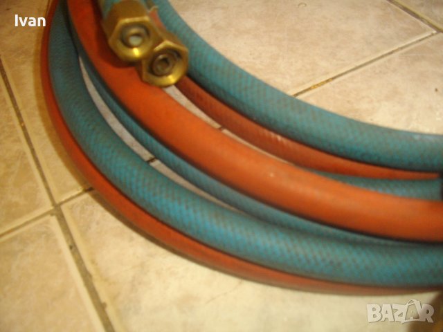 ОКСИЖННА АЦЕТИЛЕНОВА ГОРЕЛКА 52 см PREGO СТАРО КАЧЕСТВО С МАРКУЧИ 2Х10м, снимка 6 - Други инструменти - 41881278