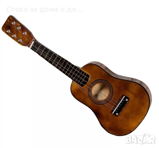 ✨Дървена акустична китара (58см)