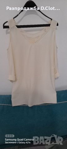 Блузка/туника/риза S/M дантела, снимка 5 - Ризи - 36145614