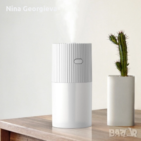 Светещ овлажнител за въздух, арома дифузeр за дом, офис и автомобил, снимка 6 - Декорация за дома - 52903343