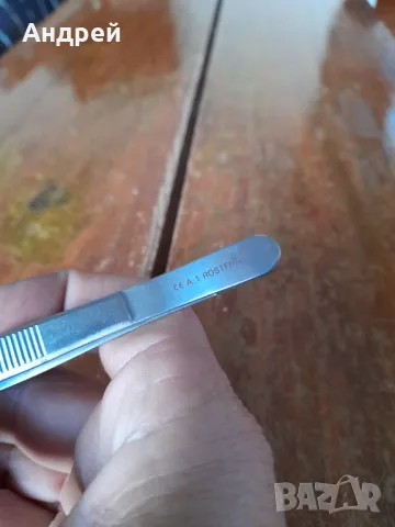 Стара пинсета,пинсети Rostfrei, снимка 5 - Други ценни предмети - 48768154