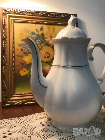 Баварски порцелан Mitterteich сервиз за кафе/чай, снимка 4 - Сервизи - 52482574