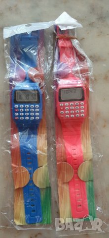 Детски електронни часовници с калкулатор,нови, снимка 1 - Детски - 41558879