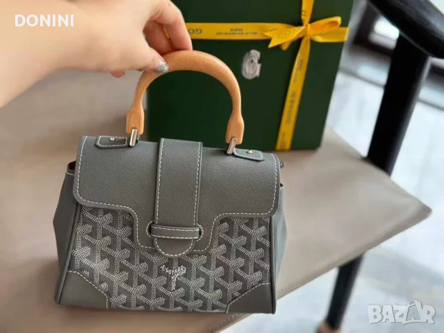 Goyard  Дамска чанта, кожа, снимка 10 - Чанти - 56267466