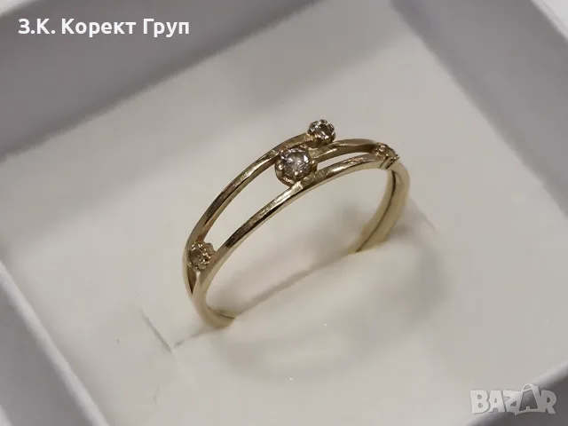Дамски златен пръстен 14К 585 / 1,34 гр.