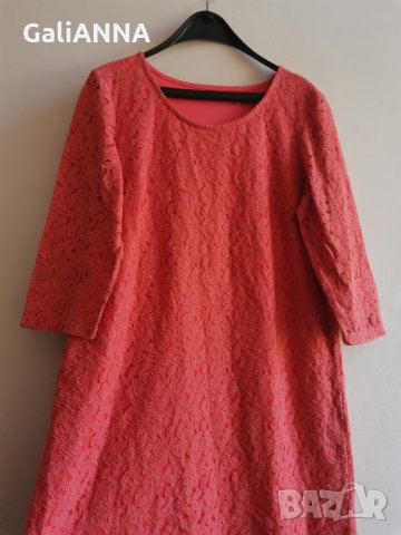 ЕЛЕГАНТНА ДАНТЕЛЕНА РОКЛЯ XL, снимка 4 - Рокли - 34101819