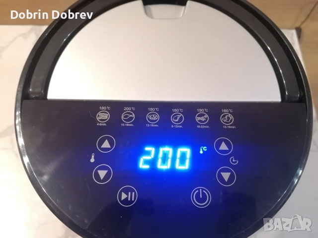 Фритюрник за горещ въздух SWITCH ON 2,4L , снимка 3 - Фритюрници - 52817306