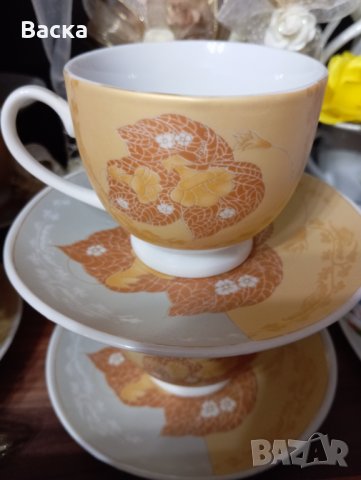 Сервиз от 6 чаши за кафе 