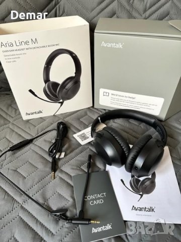 Слушалки Over Ear с вграден микрофон за кристално чисти разговори, снимка 7 - Слушалки за компютър - 41538179