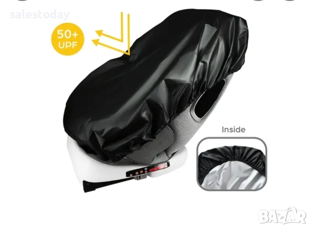 Калъф-Покривало за бебешко столче, сенник , 117*72см, снимка 2 - Други - 51451895