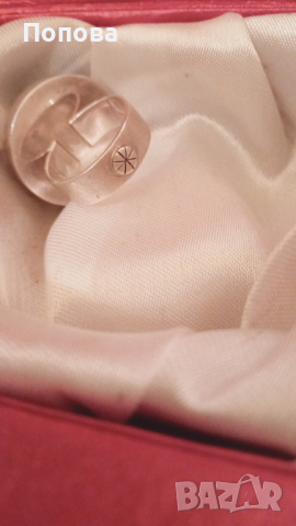 Огромен авторски сребърен масивен  пръстен с аметисти, снимка 4 - Пръстени - 44729908