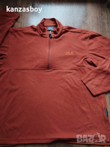 jack wolfskin - страхотен мъжки полар Л, снимка 3 - Блузи - 52897695