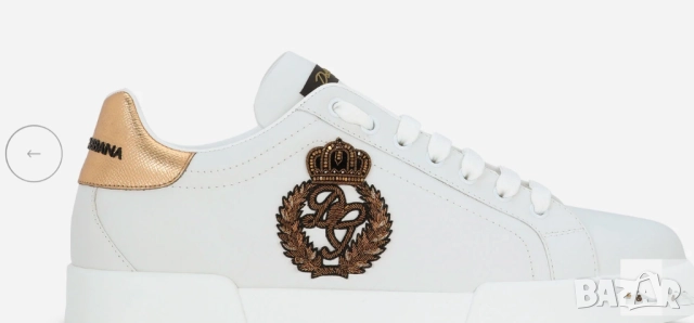 Dolce & Gabbana Portofino кожени маратонки / сникърси обувки  номер 41 .5-42