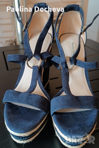 Massimo Dutti обувки на платформа , снимка 2 - Дамски обувки на ток - 51952153