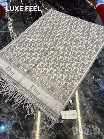 Balenciaga ⚜️ Hermes ⚜️Dior ⚜️Дамски Кашмирени Шалове , снимка 10 - Шалове - 56046130