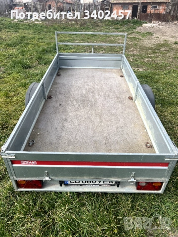 Ремарке GEWE P1800 – 3.00 x 1.50 м, рампи за товарене, спирачка Knorr, снимка 3 - Ремаркета - 53829641