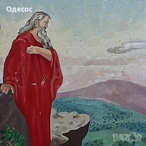 Стара картина на худ Марио Жеков, снимка 3 - Антикварни и старинни предмети - 46350562