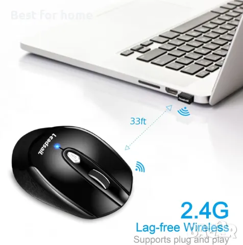 Безжична мишка за лаптоп, снимка 2 - Друга електроника - 50087420