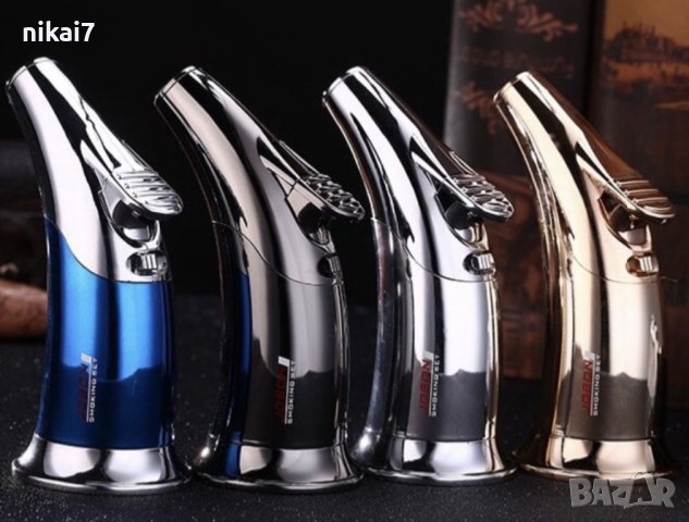 запалка за пури тип горелка Jobon луксозна настолна лотус ZB673, снимка 3 - Други - 42099984