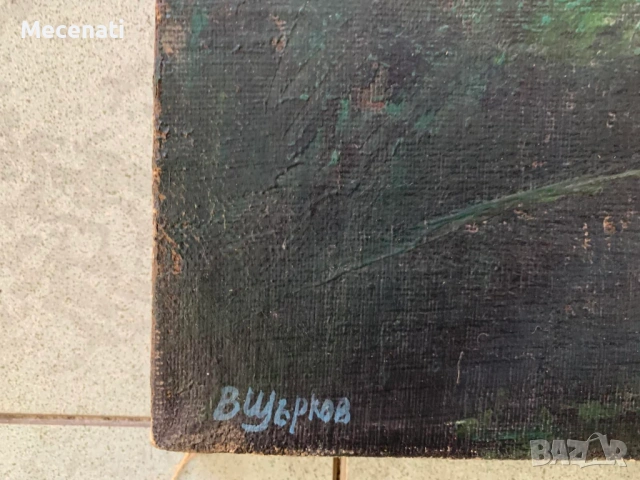 ВЕНЦИСЛАВ ЩЪРКОВ масло В. ТЪРНОВО, снимка 5 - Картини - 53110442