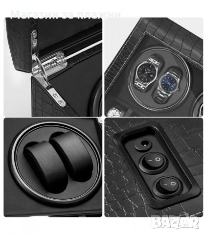 Самонавиваща се кутия за автоматични часовници 4+6 Кутия за навиване автоматични часовници код 2174, снимка 6 - Други - 33947994