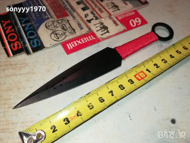 КАМА-НОЖ С ЧЕРВЕНА ОПЛЕТКА 1303250716, снимка 10 - Ножове - 49473586