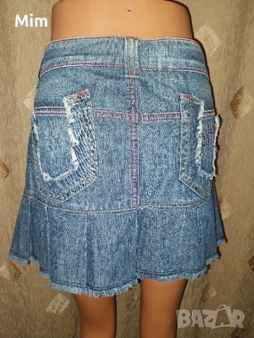 S/M Къси дънкови поли различни модели , снимка 8 - Поли - 50833129