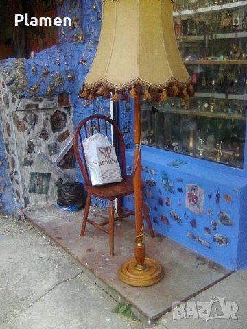 Стар луксозен лампион за хол с две крушки, снимка 1