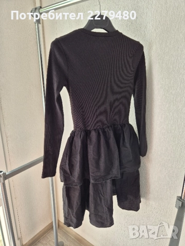 Черна официална рокля , снимка 2 - Рокли - 52216331