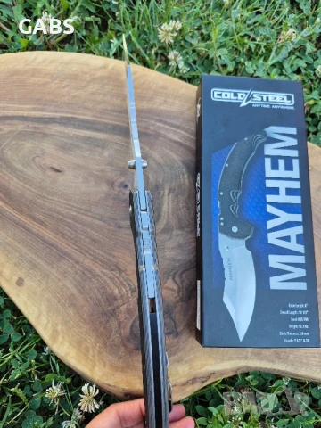 Масивен сгъваем нож Cold Steel MAYHEM, снимка 8 - Ножове - 50809399