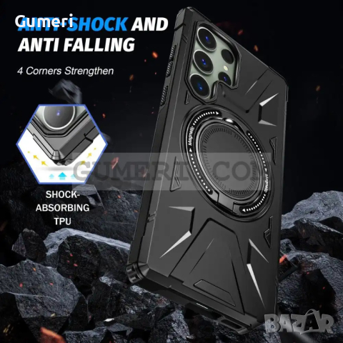 Противоударен Хибриден Гръб за Samsung Galaxy S24 Ultra, снимка 9 - Калъфи, кейсове - 44923668