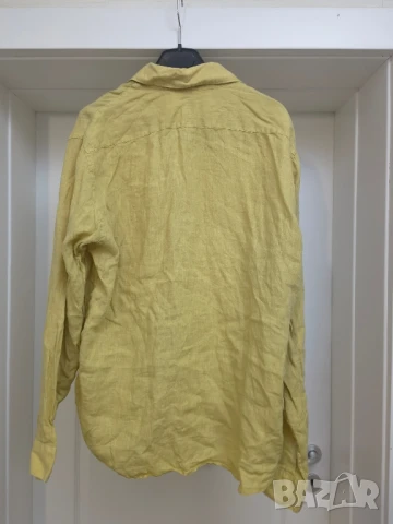 Hugo Boss жълта риза , снимка 2 - Ризи - 50986727