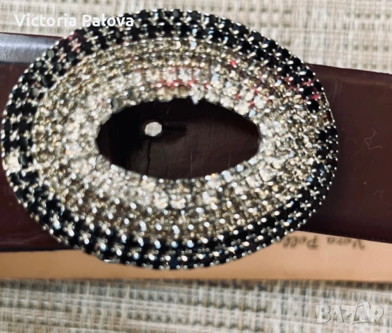 Красив кожен колан SPLENDORE  Италия, снимка 2 - Колани - 50716641