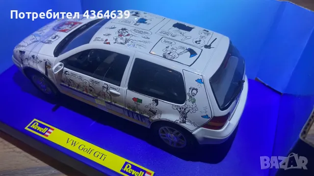 VW Golf 4 IV 1:18 GTI TDI Revell, снимка 4 - Колекции - 48768826