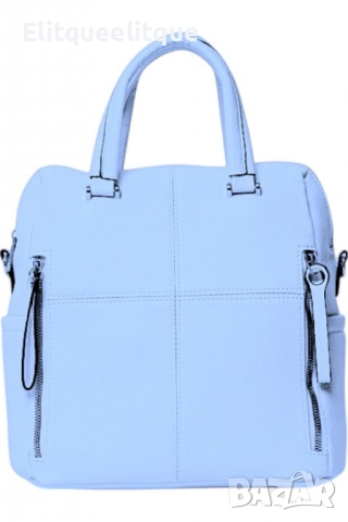 Дамска раница от еко материал с отделящи се презрамки, снимка 5 - Раници - 52346736