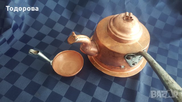Чайник джезве от бакър-, снимка 2 - Колекции - 36003363