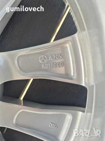 Оригинални Джанти Мерцедес C-Klasse W205-17 цола, снимка 11 - Гуми и джанти - 53702425