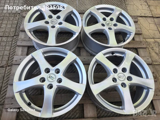 Лети джанти 16ки 5х108 Borbet, снимка 3 - Гуми и джанти - 56246312