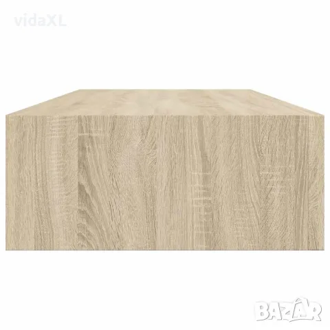 vidaXL Стенни рафтове с чекмеджета, 2 бр, дъб, 60x23,5x10 см, МДФ, снимка 8 - Етажерки - 56146907