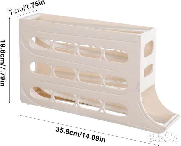 Кутия за съхранение на яйца с 4 нива Digital One SP01120, egg storage box 4 layer, функционална и уд, снимка 8 - Кутии за храна - 51060864