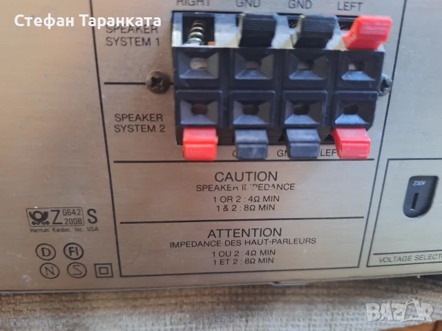 Усилвател със радио тунер Harman Kardon , снимка 6 - Ресийвъри, усилватели, смесителни пултове - 55848944
