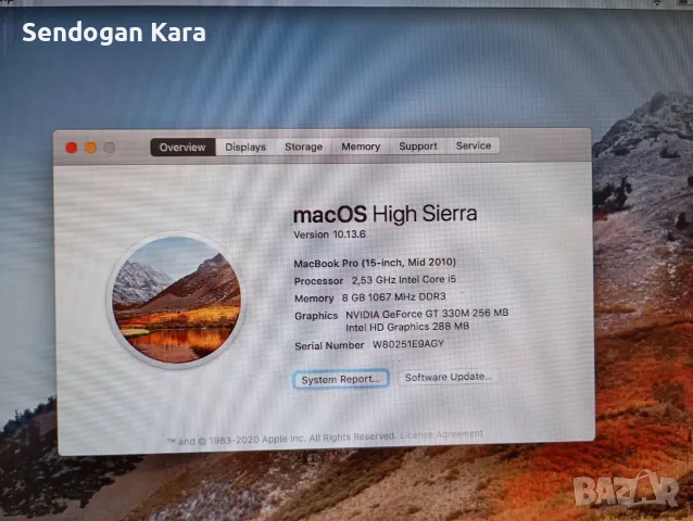  Лаптоп Apple MacBook Pro i5, снимка 9 - Лаптопи за работа - 49000825