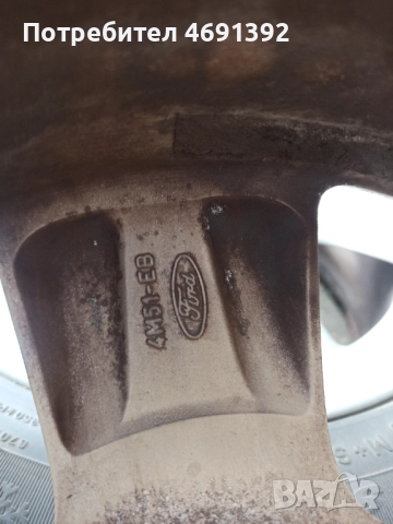 Джанти за ford 5×108 със зимни гуми, снимка 2 - Гуми и джанти - 52962190