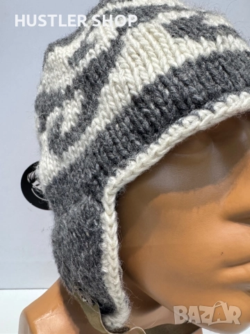 Мъжка зимна шапка 100% вълна, снимка 2 - Шапки - 52843032