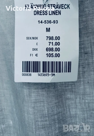 Нова дизайнерска рокля  GUDRUN SJÖDÉN лен, Швеция, снимка 3 - Рокли - 50984632