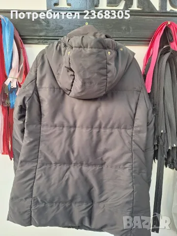 Дамско пухено яке гъши пух ZARA, снимка 2 - Якета - 56213906