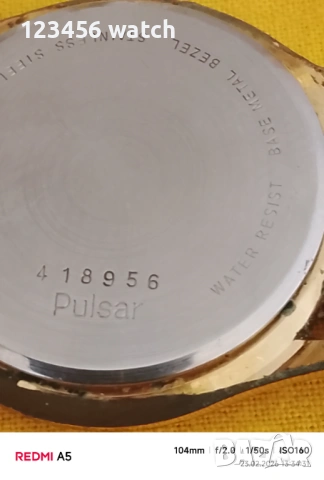 Стар часовник bulsar, снимка 3 - Мъжки - 53592264