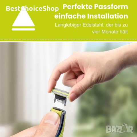 Philips OneBlade резервни ножчета от неръждаема стомана – 3 броя, снимка 6 - Други - 53255064