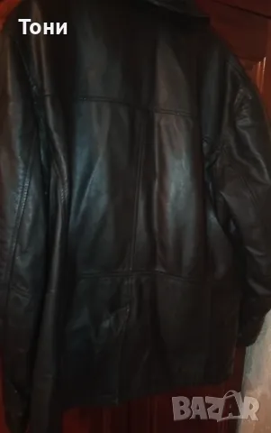 Ново Мъжко Зимно Яке Изцяло от Естествена Кожа XL , снимка 13 - Якета - 49485957